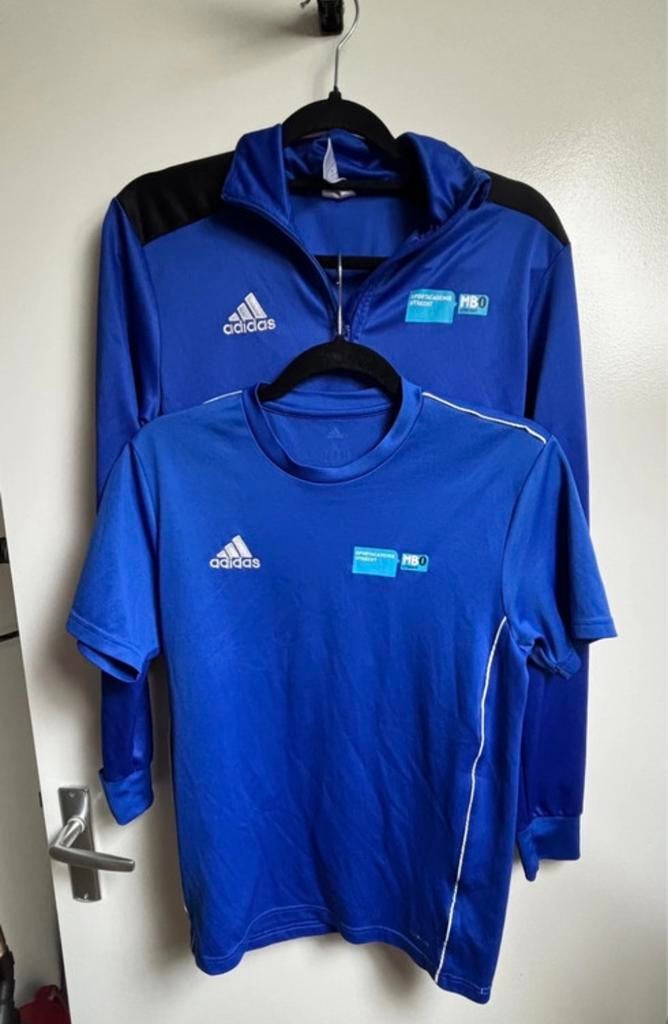 Sport Tshirt en trui van Sportacademie MBO Utrecht maat S, Ophalen of Verzenden, Zo goed als nieuw, Blauw, Voetbal