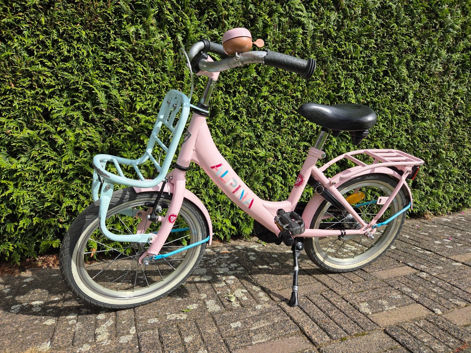 Alpina meisjesfiets – 16 inch - technisch in goede staat, Fietsen en Brommers, Ophalen, Gebruikt, Terugtraprem, 16 inch