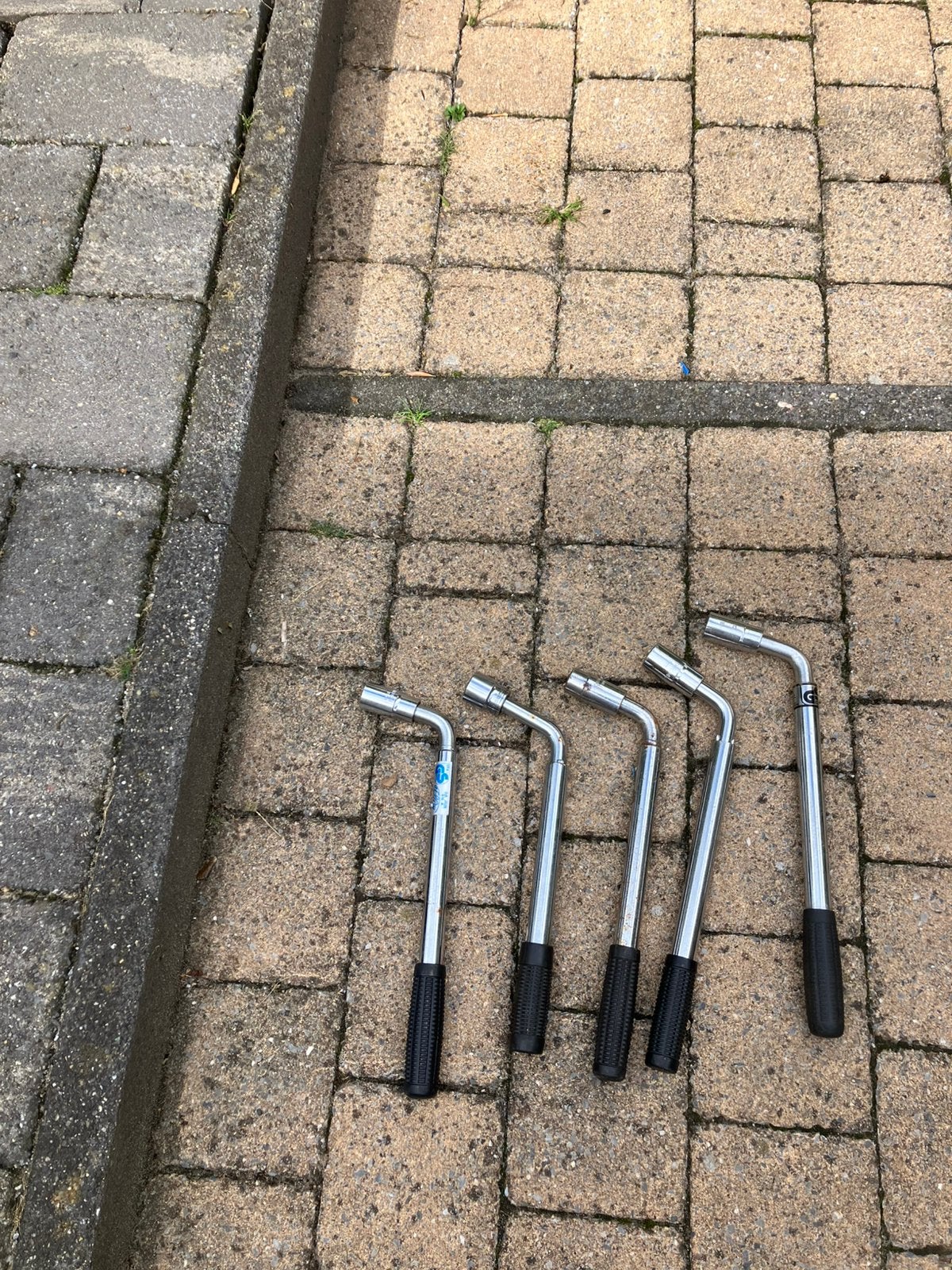 Telescopische wielmoersleutel/mover sleutel, Ophalen of Verzenden, Gebruikt
