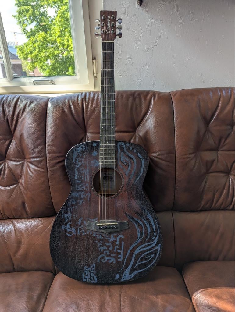 Tanglewood Akoestische gitaar custom art, Ophalen, Gebruikt, Western- of Steelstringgitaar