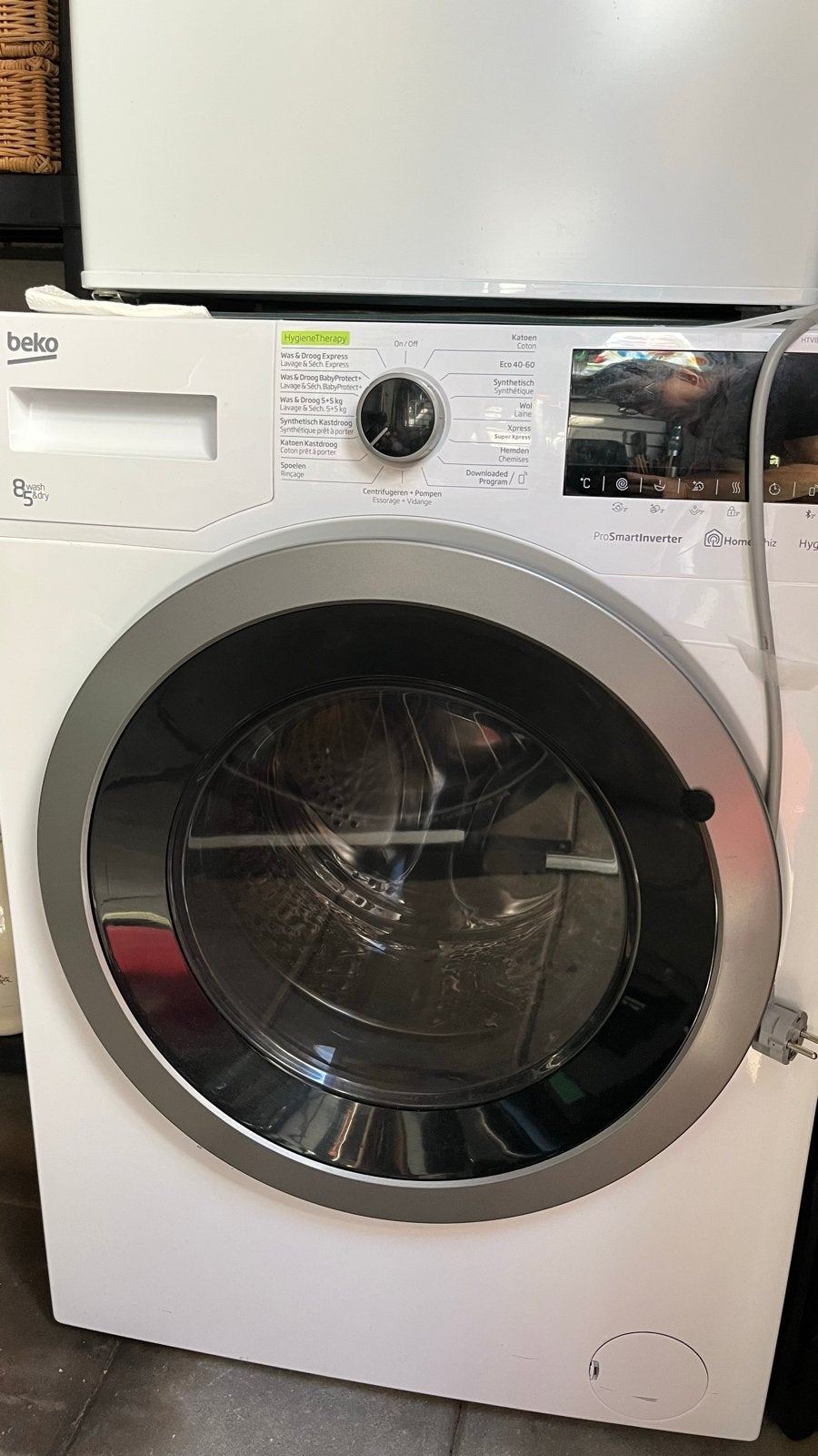 Beko WTV8744XW0 Was-droogcombinatie - 8kg wassen, 5kg drogen, Ophalen, 1200 tot 1600 toeren, Gebruikt, 8 tot 10 kg