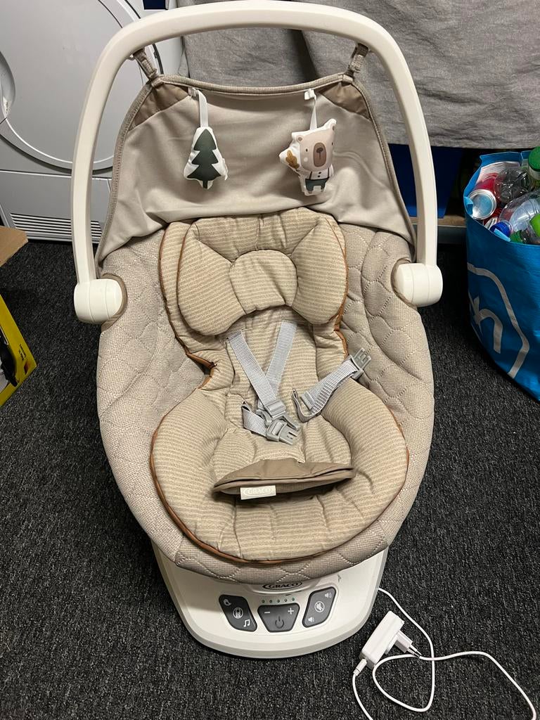 Graco Baby Wipstoel/Schommelstoel met Speeltjes, Ophalen of Verzenden, Zo goed als nieuw, Overige typen, Gordel(s)