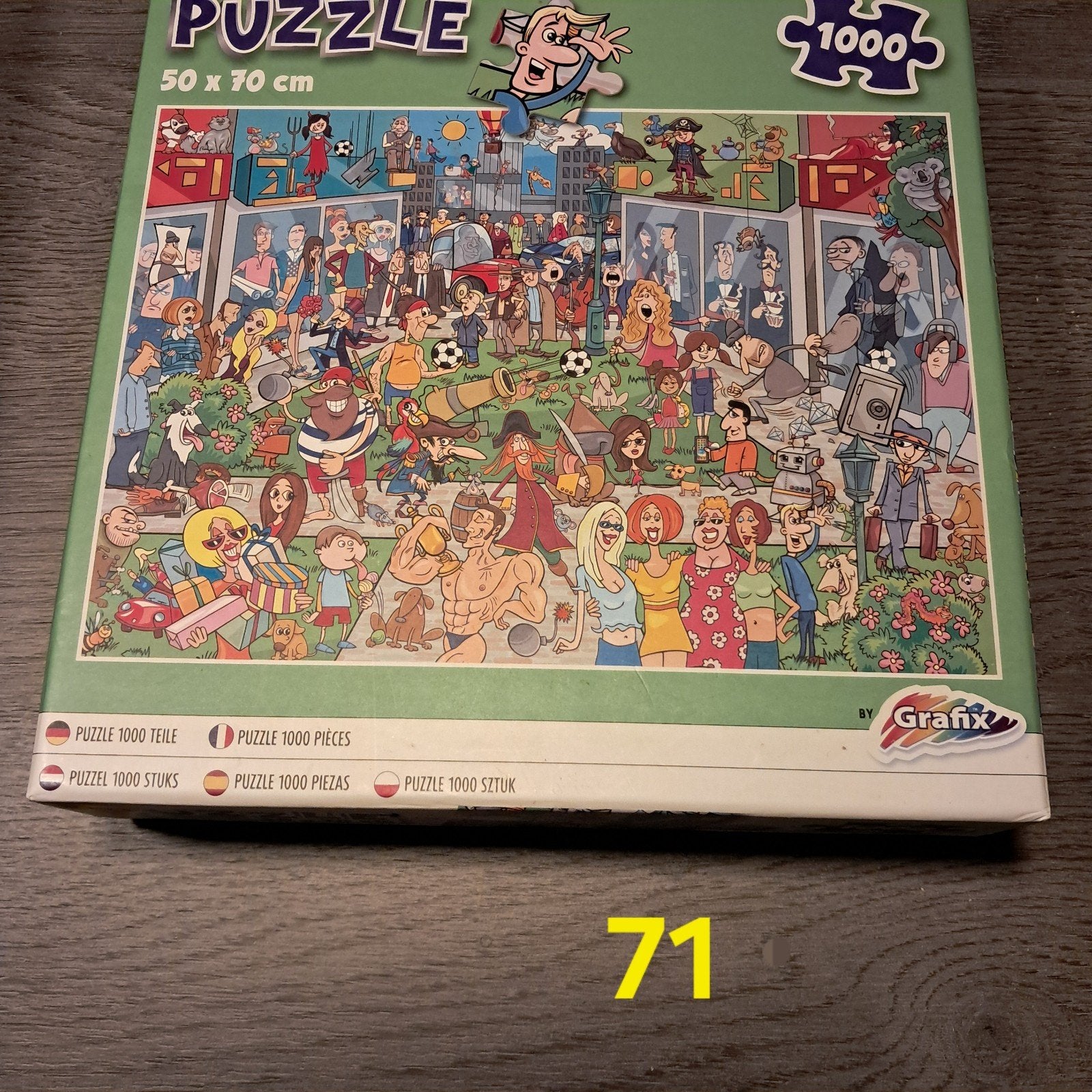 puzzel 1000 stukjes #mist 1 stukje# grafix shopping mall, Ophalen of Verzenden