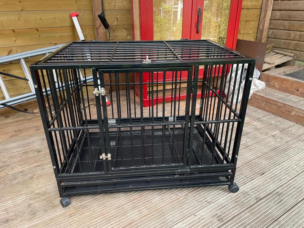Honden bench Heavy duty XL, Dieren en Toebehoren, Hondenbenches, Gebruikt, Ophalen