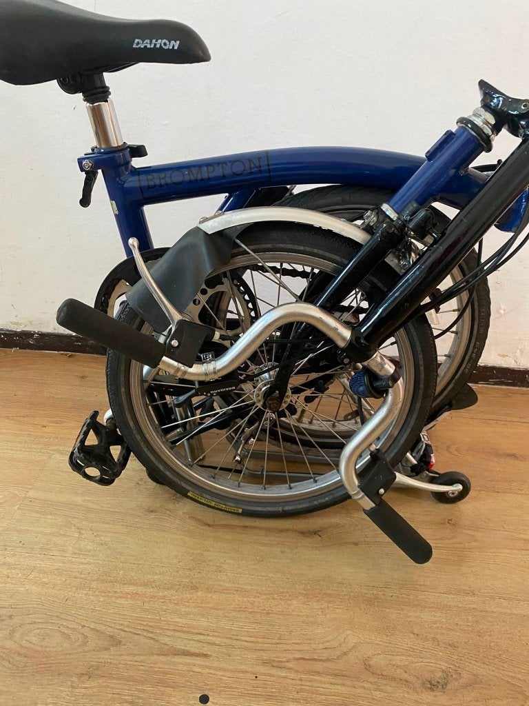 Brompton vouwfiets aangeboden, Gebruikt, Brompton, 16 tot 18 inch, Versnellingen