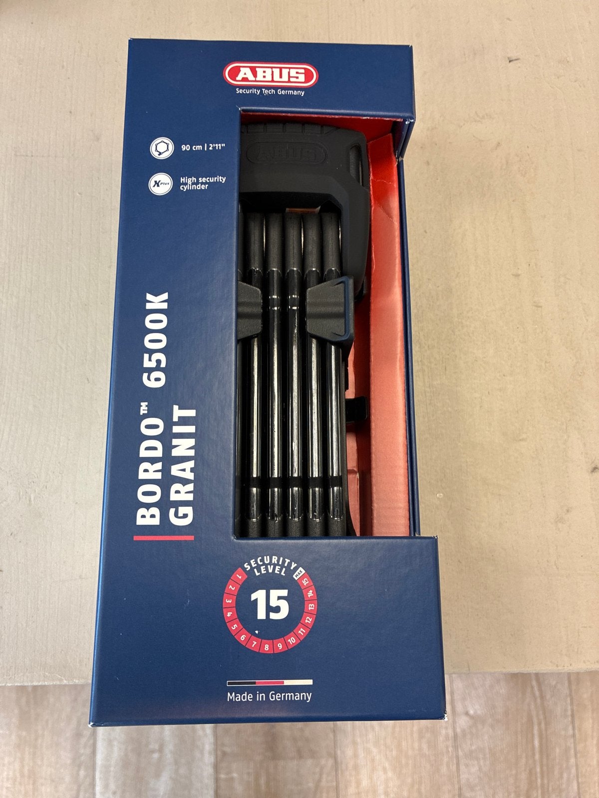 ABUS Bordo Granit 6500K Vouwslot - Nieuw in doos, Ophalen of Verzenden, Nieuw