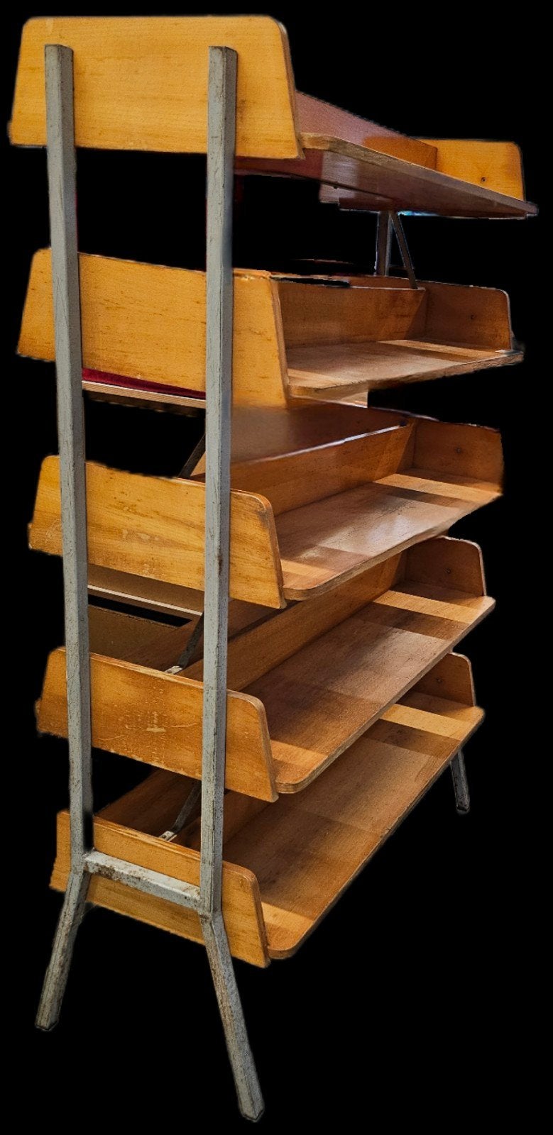 Vintage Boekenrek '60, Ophalen, Gebruikt, Minder dan 2 meter