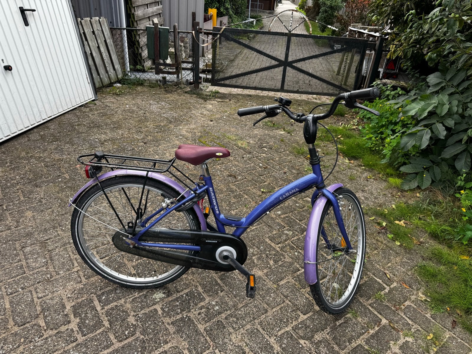 Batavus 24 inch kinderfiets - Paars/Lila, Fietsen en Brommers, Ophalen, Gebruikt, Velgrem, 20 inch of meer