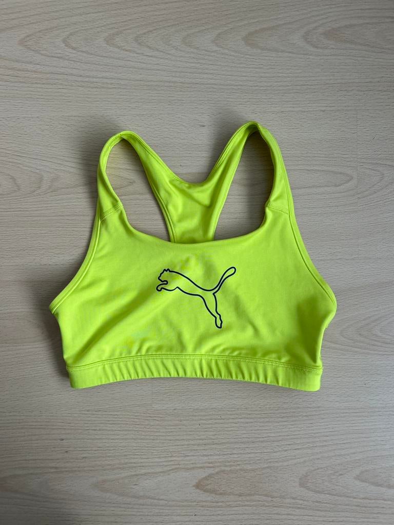 Groene sport BH - Puma, Kleding | Dames, Sportkleding, Maat 46/48 (XL) of groter, Ophalen of Verzenden, Groen, Fitness of Aerobics