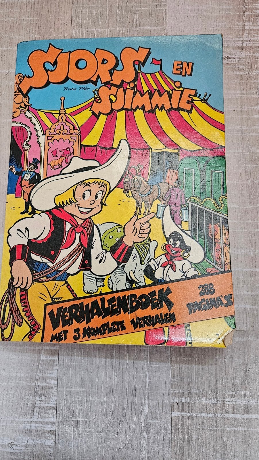 Sjors en Sjimmie verhalenboek – 3 verhalen – Frans Piët, Boeken, Eén stripboek, Ophalen of Verzenden, Gelezen