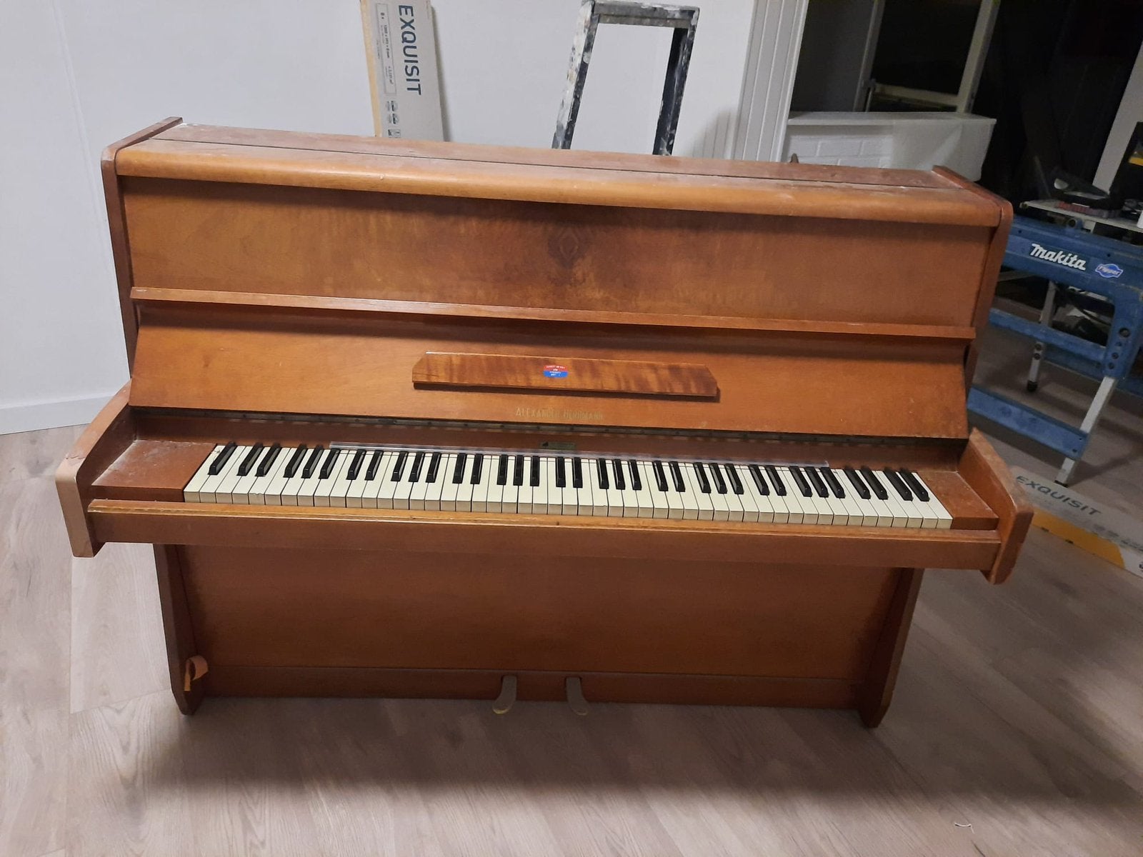 Alexander Herrmann piano, Ophalen, Gebruikt, Bruin