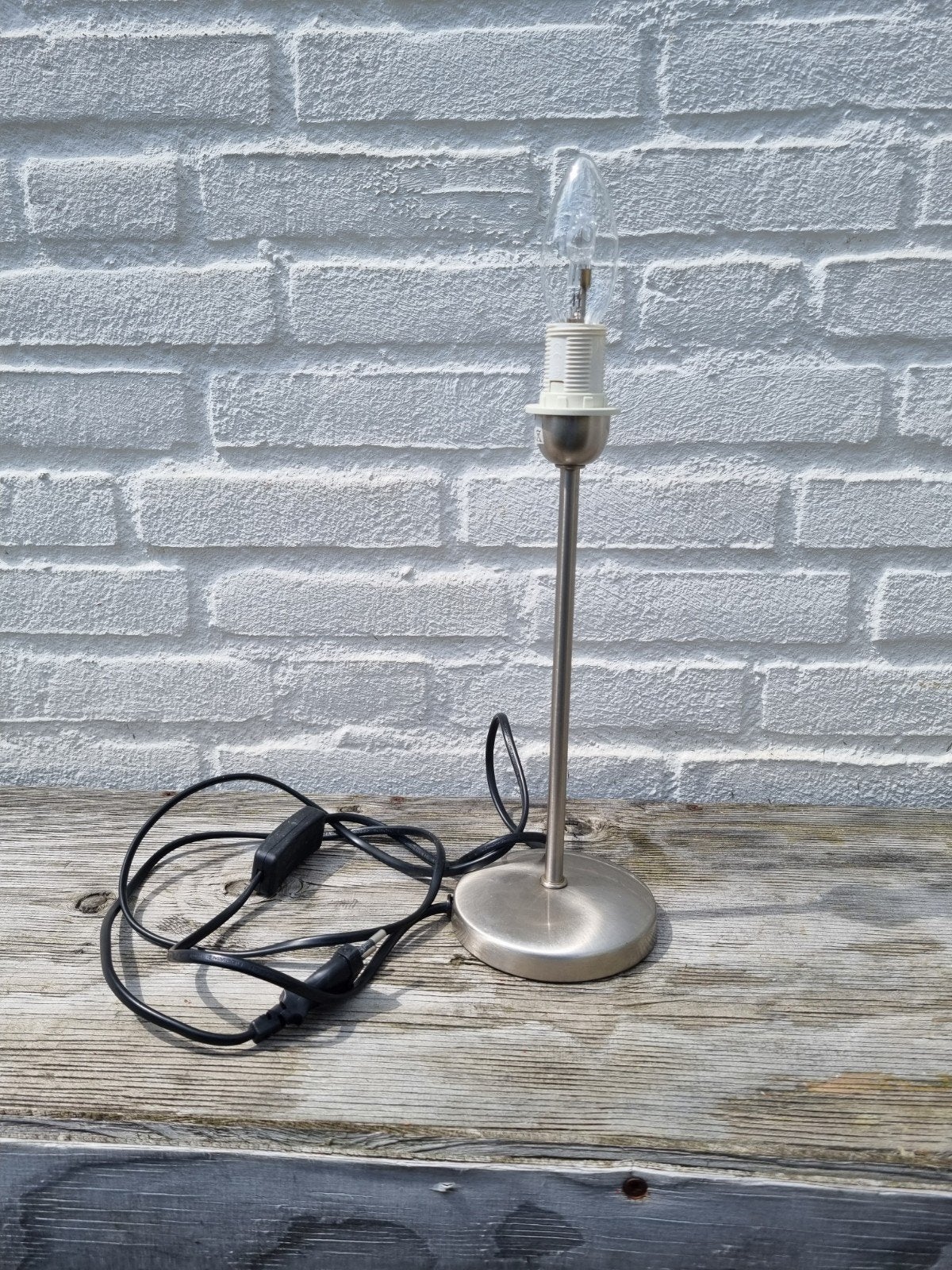 Metalen Tafellamp van de Heg met schakelaar, Overige typen, Gebruikt, Overige merken, 27 cm