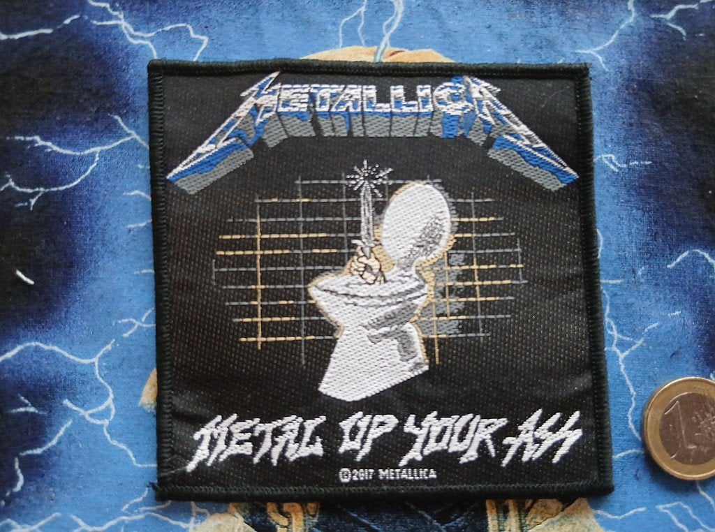Metallica zeer mooie nieuwe metal up your ass patch 166, Verzenden, Nieuw, Kleding