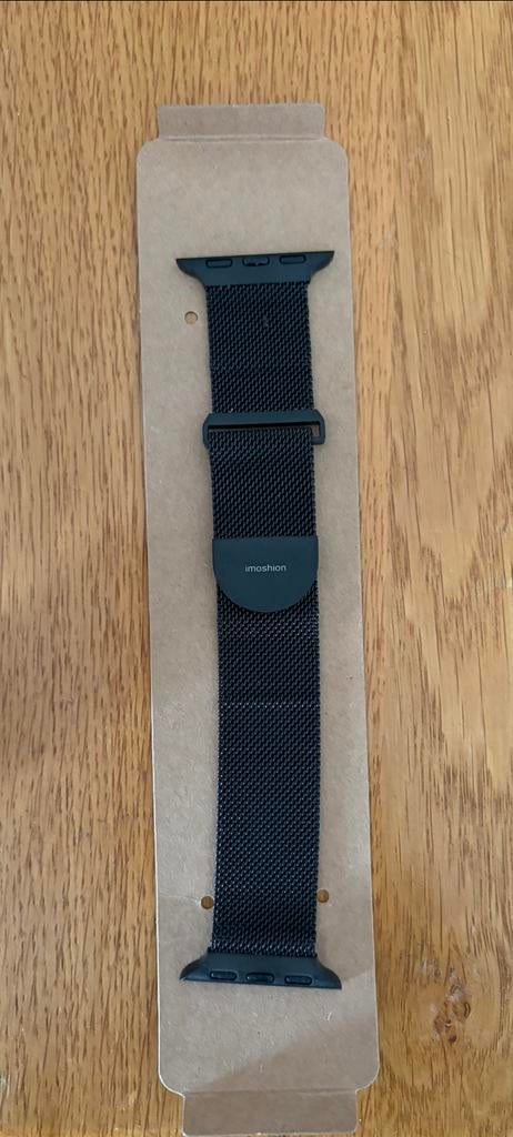 Milanees magnetisch bandje (38-42mm) Apple Watch Zwart, Ophalen of Verzenden, Nieuw