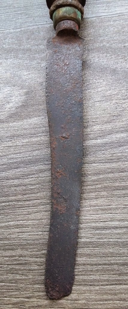 Omstreeks1800-1850 Tafelmes Boeren Mes Vissersmes Volkskunst, Ophalen of Verzenden