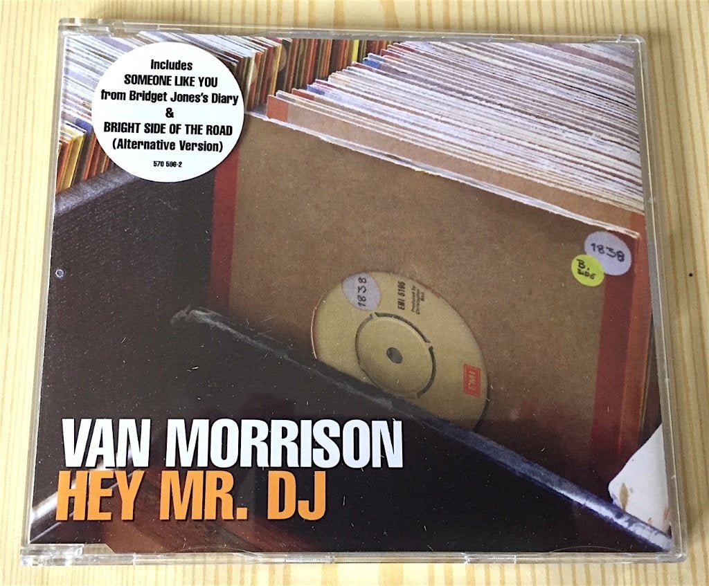 CD Single Van Morrison - Hey Mr. DJ (3 Tracks), Ophalen, Zo goed als nieuw, Pop