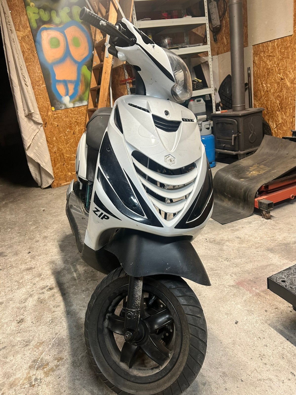 Zip 70cc blauw kenteken, Ophalen, Zo goed als nieuw, Tweetakt, Zip