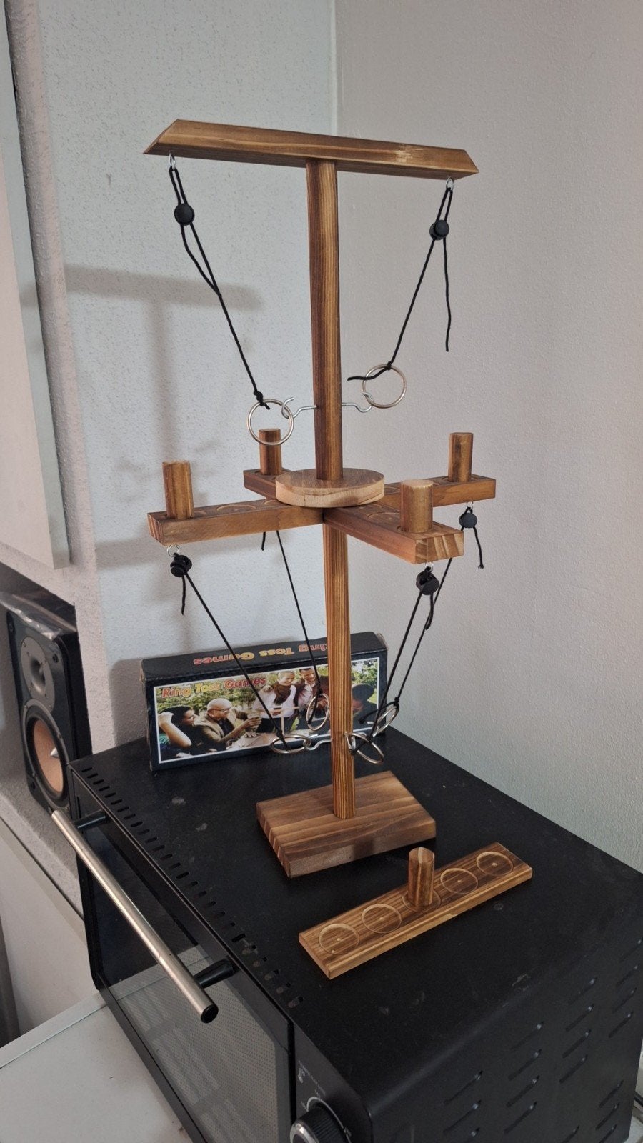 Drankspel Ring Gooien - Houten Ring Toss Spel, Een of twee spelers, Ophalen of Verzenden, Nieuw