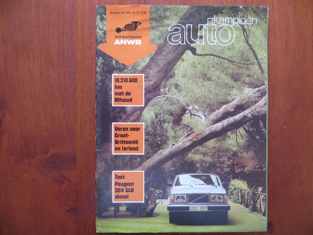 Autokampioen 17 1977 Peugeot 304 GLD, Ascot Jaguar XJS, Ophalen of Verzenden, Zo goed als nieuw, Peugeot