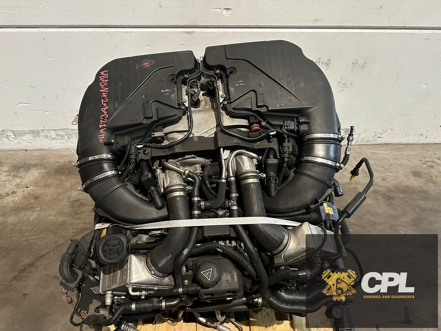 BMW 4.4i N63B44A Complete Motor Engine Moteur, Gebruikt, -, -, Ophalen of Verzenden
