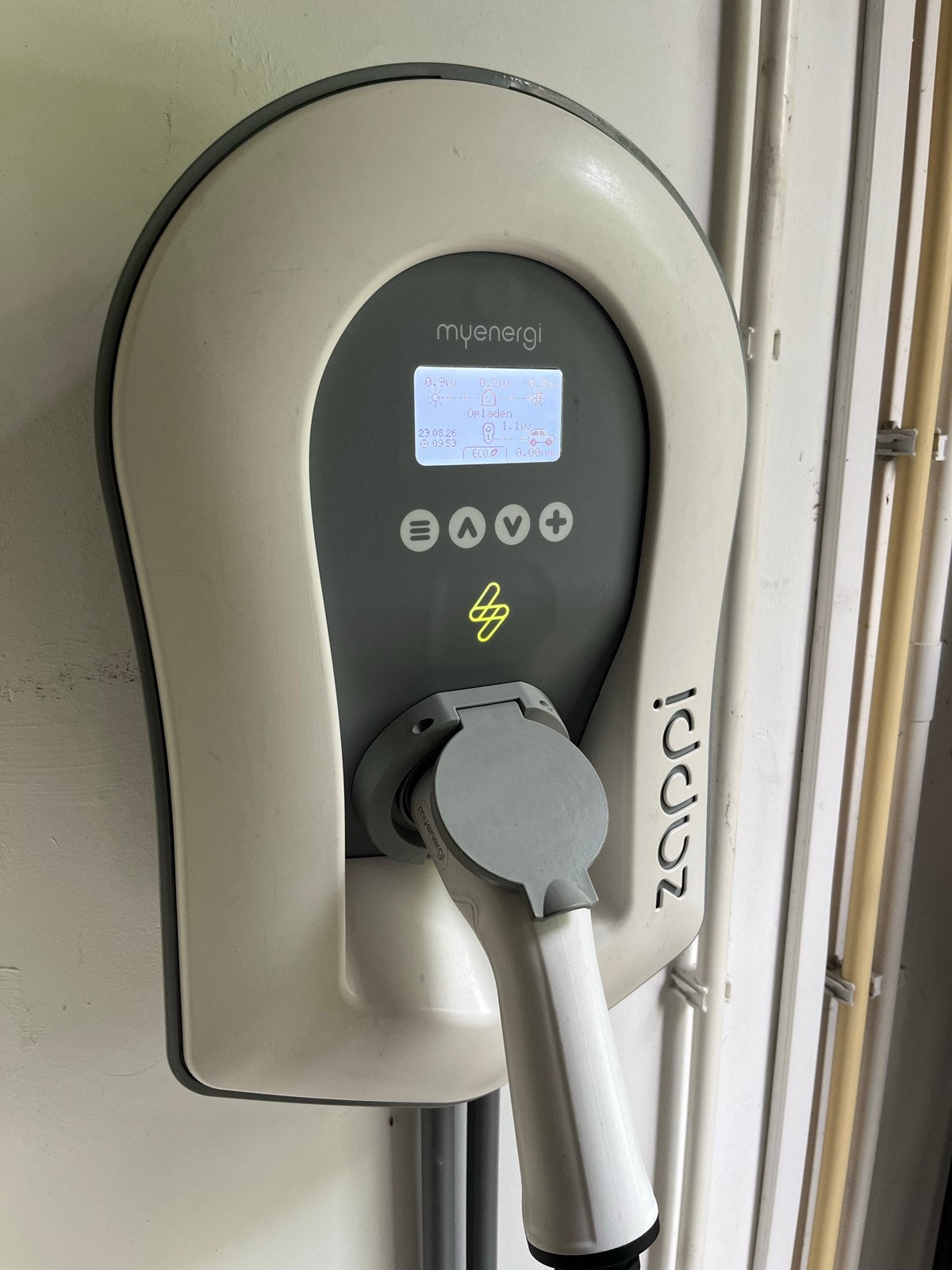 Myenergi Zappi V2.1 Laadpaal: set voor 2 zonnedaken, Ophalen, Zo goed als nieuw, Laadpaal