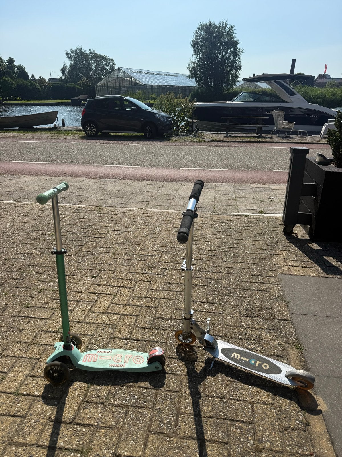 Micro stepjes - twee stuks, Fietsen en Brommers, Steps, Ophalen of Verzenden, Gebruikt, Gewone step