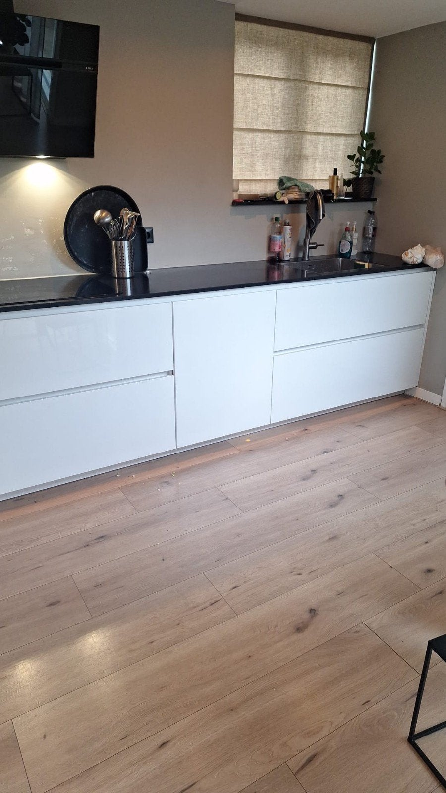 Mooie laminaat vloer, Ophalen, Overige materialen, Gebruikt, 10 m² of meer
