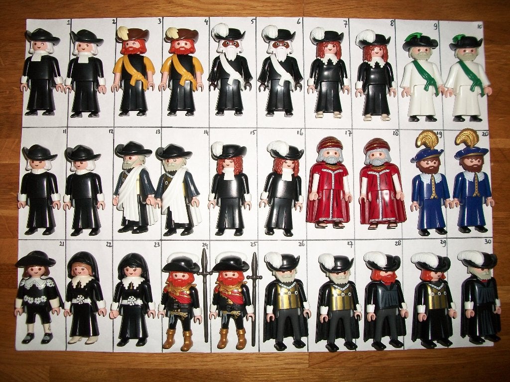 Rechter / klerk / ambtenaar / hoogwaardigheidsbekleders, Ophalen of Verzenden, Nieuw, Complete set, Figuren