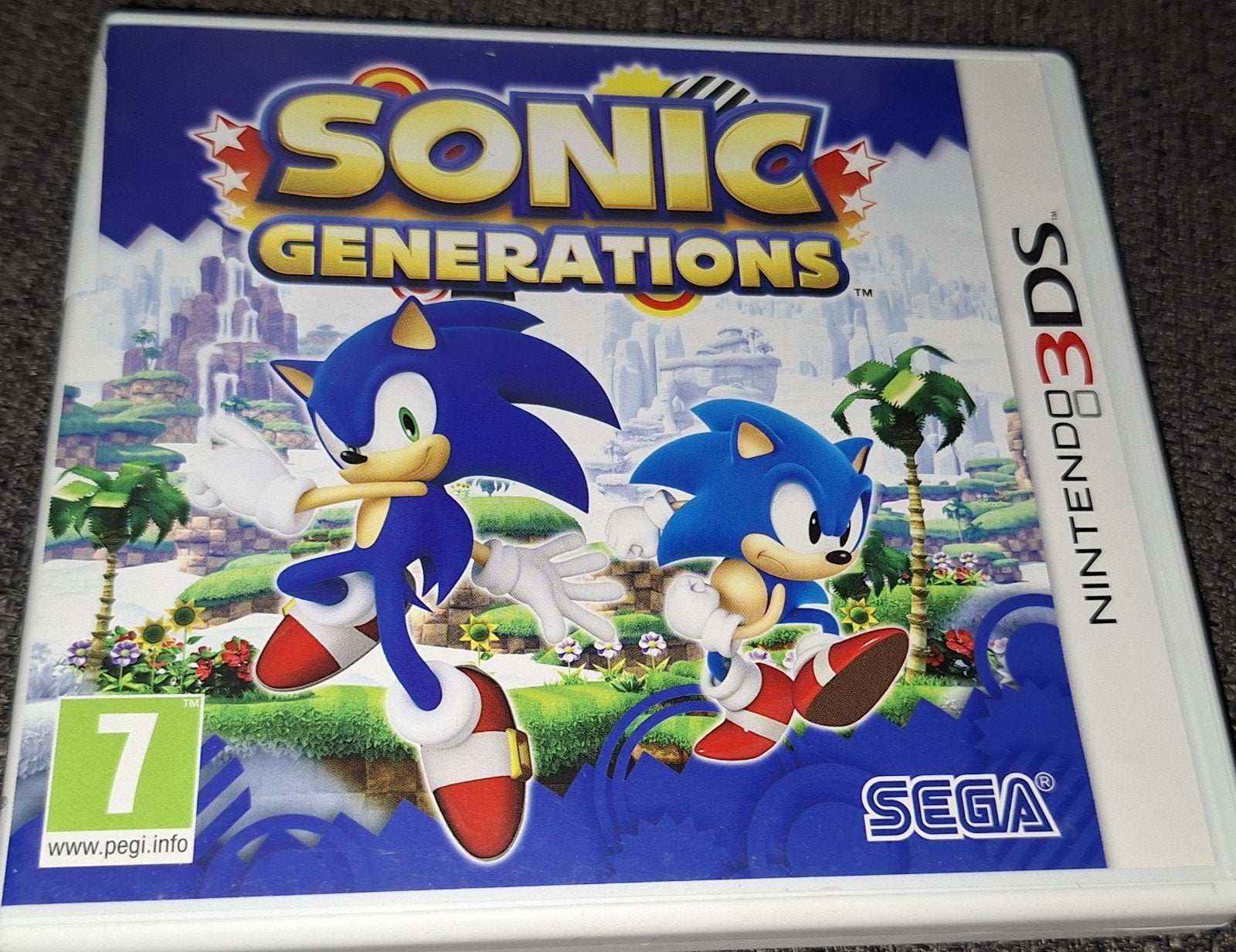 Sonic Generations Nintendo 3DS - Klassiek en Modern Sonic, 1 speler, Ophalen of Verzenden, Zo goed als nieuw, Vanaf 7 jaar