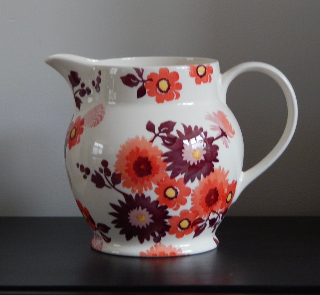 Emma Bridgewater 6 pint jug Dahlia 2017, Nieuw, Ophalen of Verzenden, Emma Bridgewater, Overige stijlen