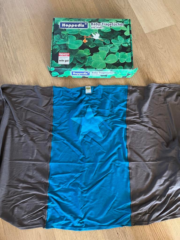 Hoppediz Baby-draagdoek - Zo goed als nieuw, Overige merken, Draagdoek, Buik of Rug, Ophalen of Verzenden