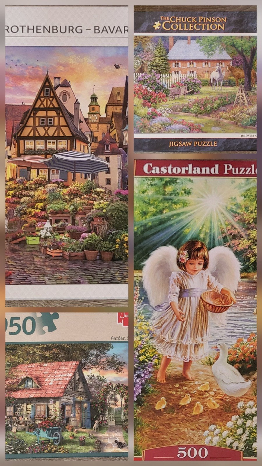 4 legpuzzels, Ophalen of Verzenden, 500 t/m 1500 stukjes