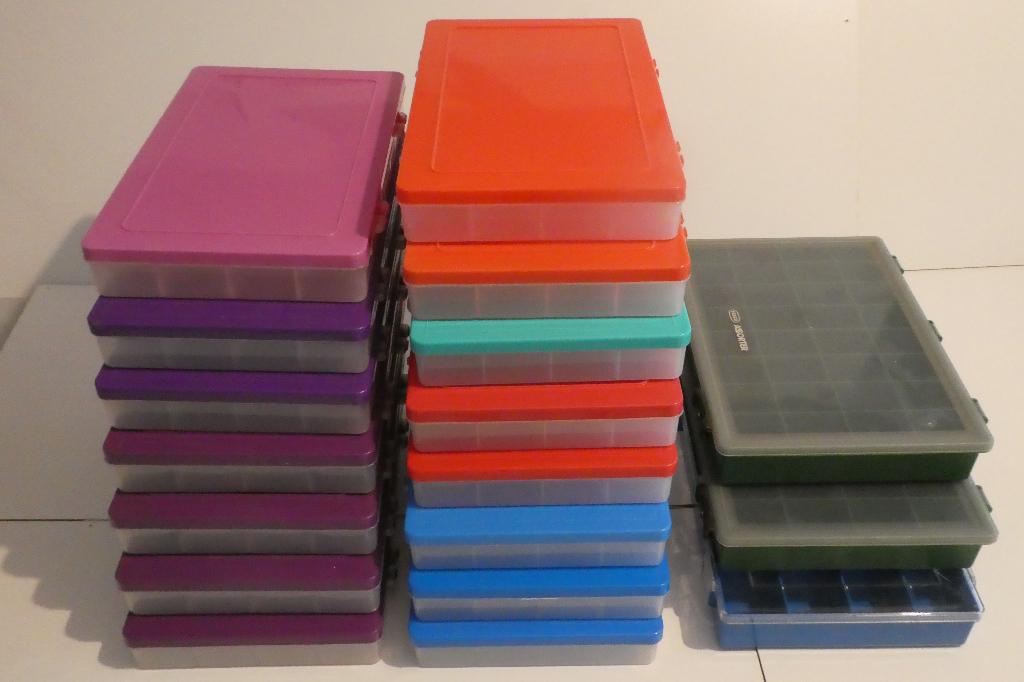 18 opbergboxen met transparante verstelbare vakjes, Ophalen, Zo goed als nieuw, Overige typen