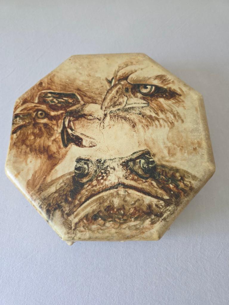 Decoratieve Handtrommel met Dierenafbeeldingen, Muziek en Instrumenten, Percussie, Gebruikt, Verzenden, Onbekend, Onbekend