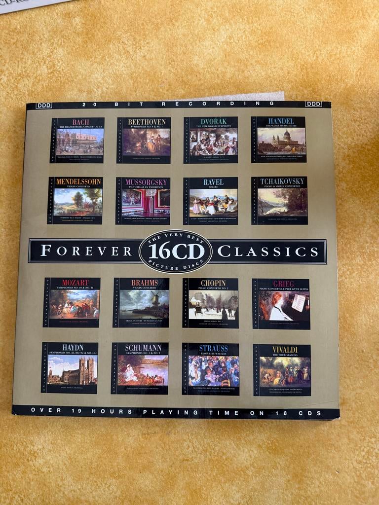 Forever Classics 16 CD Boxset - Diverse Componisten, Ophalen of Verzenden, Zo goed als nieuw