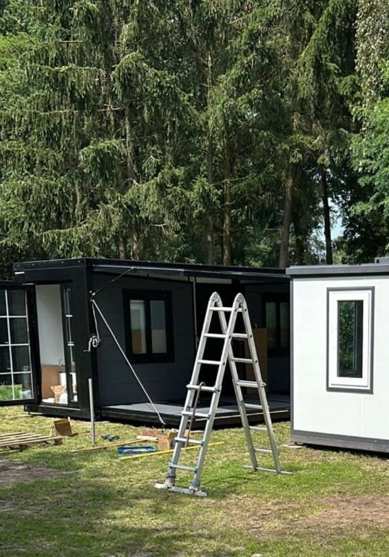 Te koop tiney house/mantelzorg/recreatie woning, Huizen en Kamers, Recreatiewoningen te koop, Overijssel, Overige soorten