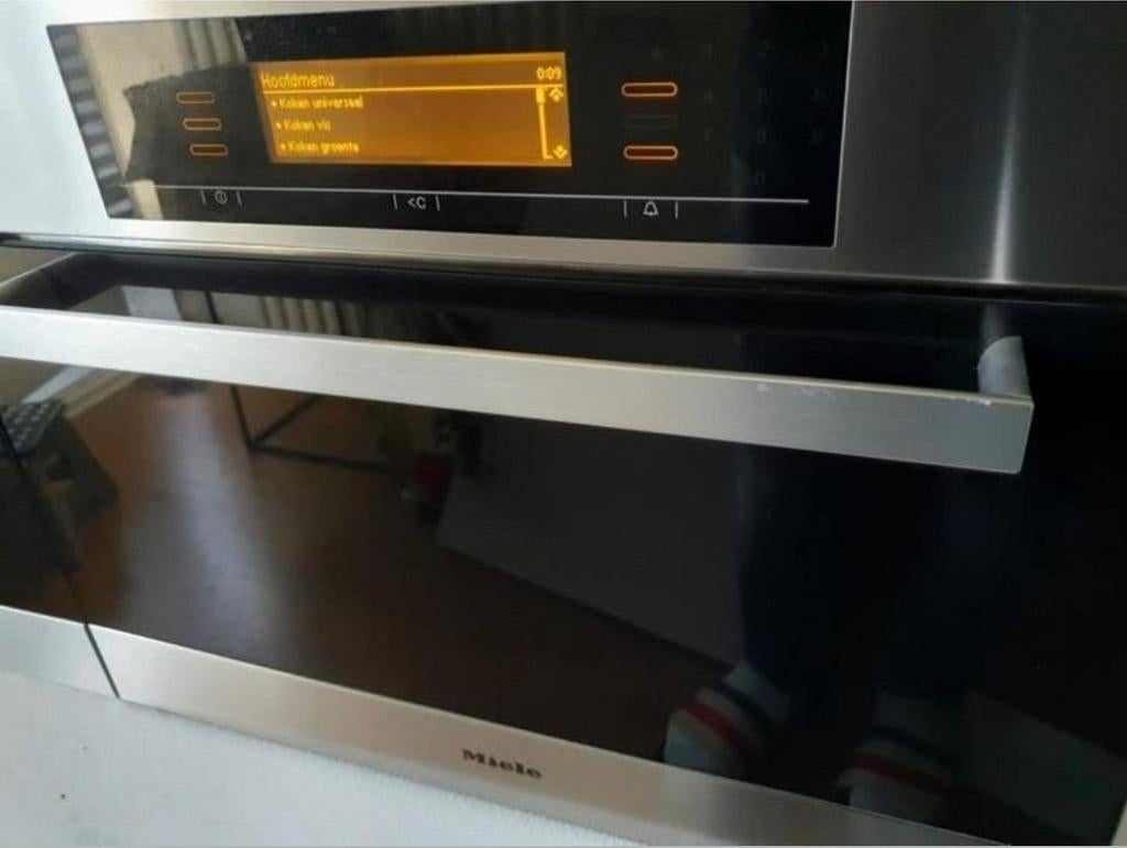 Miele combimagnetron H5080BM met tiptoetsen, Witgoed en Apparatuur, Minder dan 45 cm, Gebruikt, Ophalen of Verzenden, Combi-oven