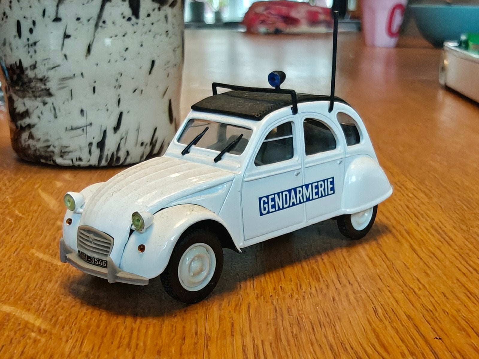 Norev Citroen 2CV 6 Gendarmerie EEND, Ophalen of Verzenden, Nieuw, Auto