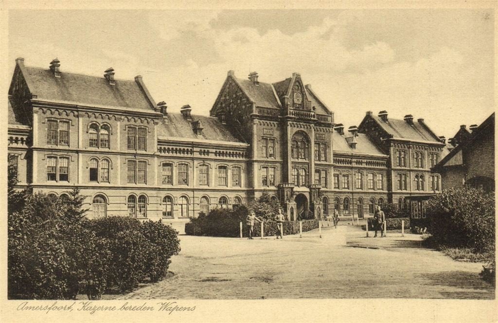 Amersfoort, Kazerne bereden Wapens - 1939 gelopen, Verzenden, 1920 tot 1940, Gelopen, Utrecht