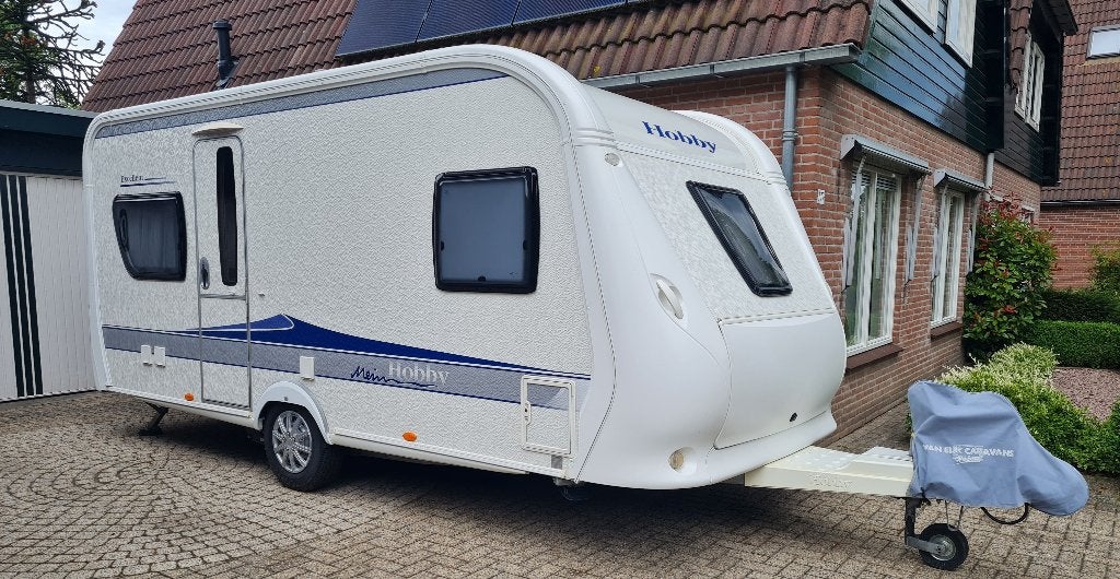 Heel mooie Hobby Excellent 460 Ufe met voortent Unico Verona, Caravans en Kamperen, Rondzit, Hobby, Particulier, 4 tot 5 meter