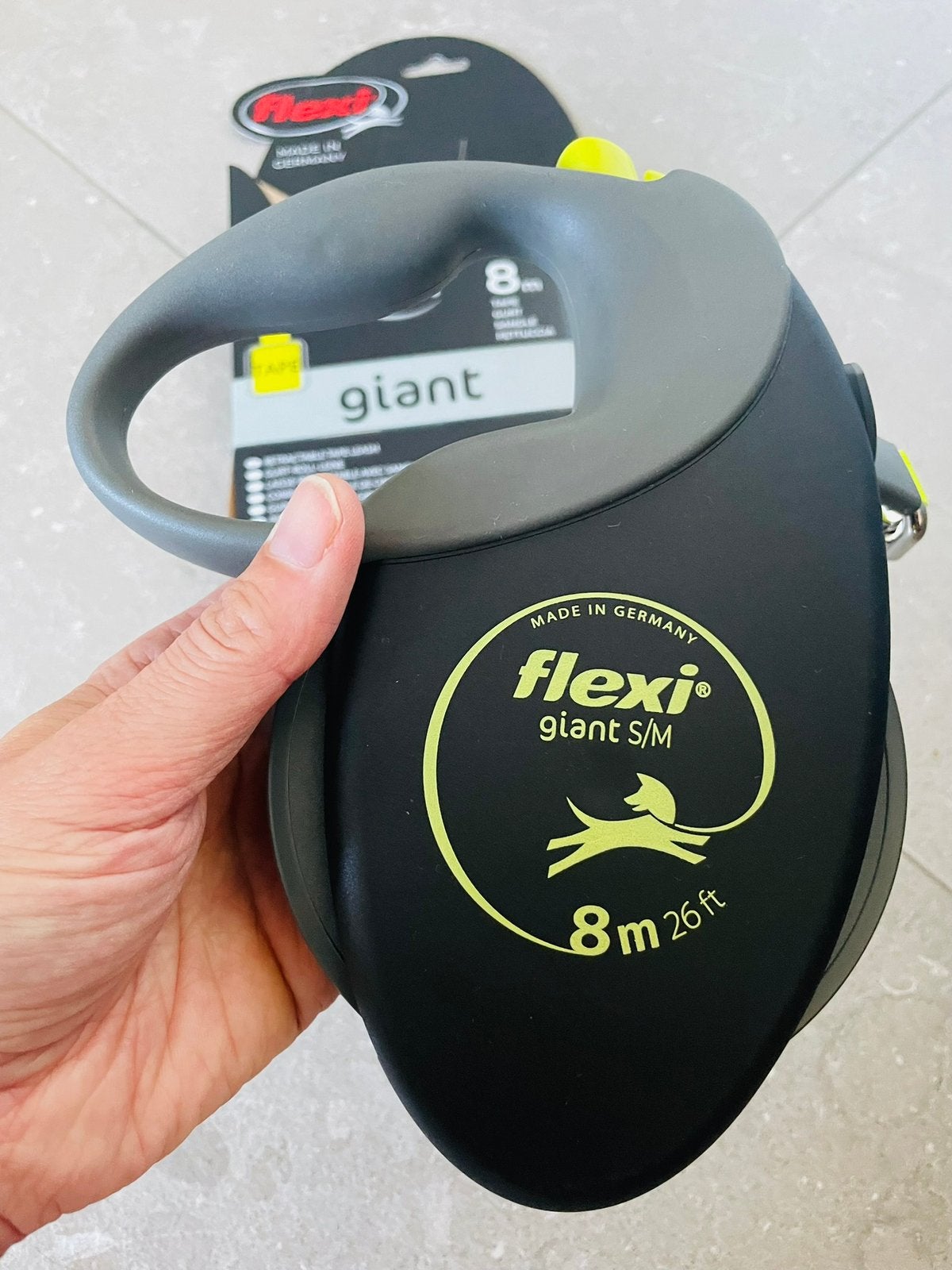Flexi Giant s/m 8 meter rollijn voor middelgrote honden, Dieren en Toebehoren, Ophalen, Zo goed als nieuw