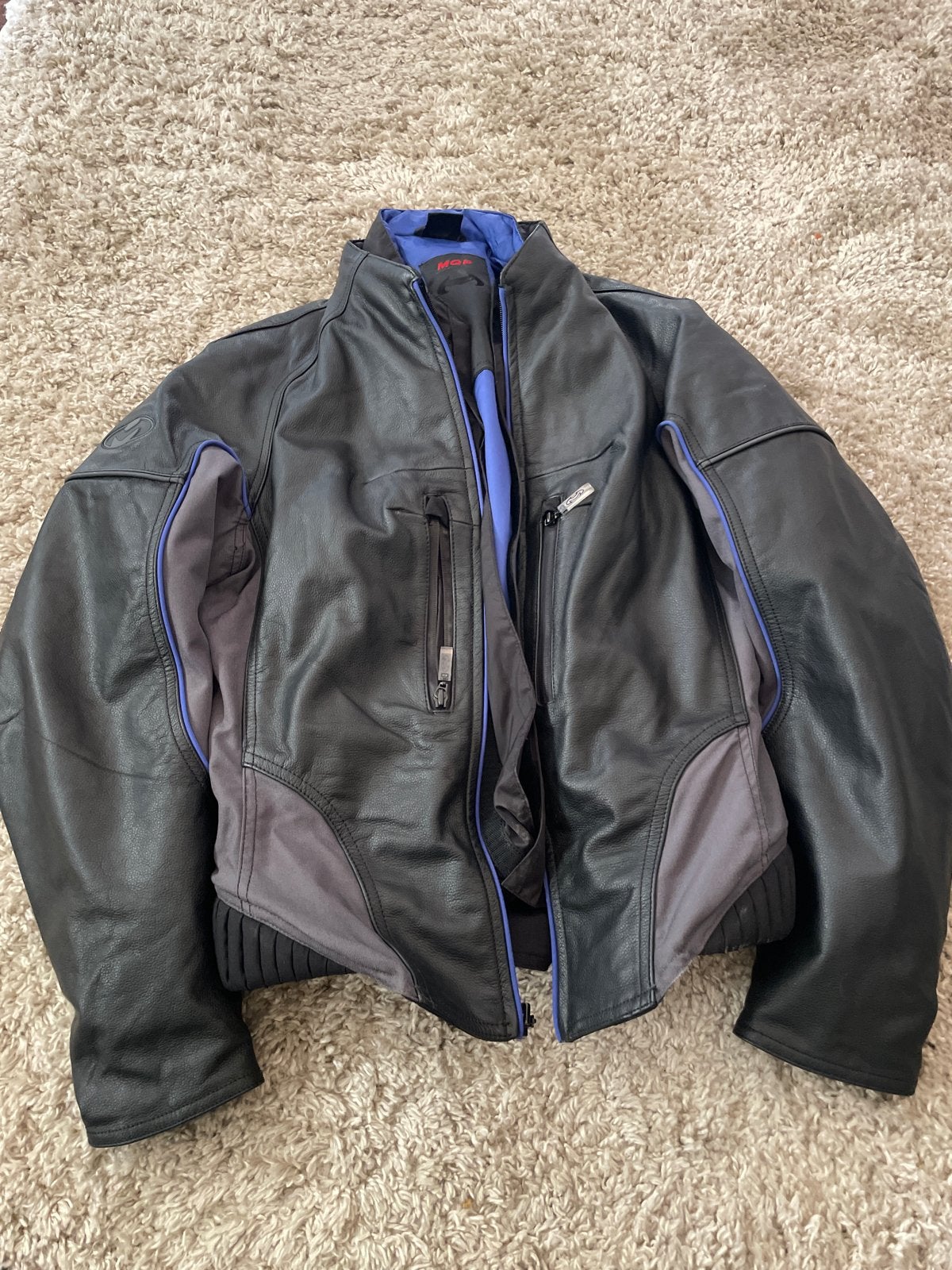 Leren motorjas MQP maat M, Ophalen of Verzenden, Tweedehands, Heren, Jas | leer