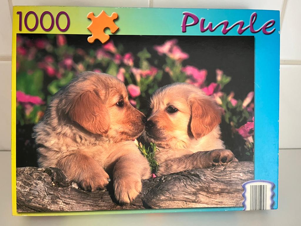 Puzzel hondjes 1000 stukken, Ophalen, Meer dan 50 stukjes, Zo goed als nieuw, 6 jaar of ouder