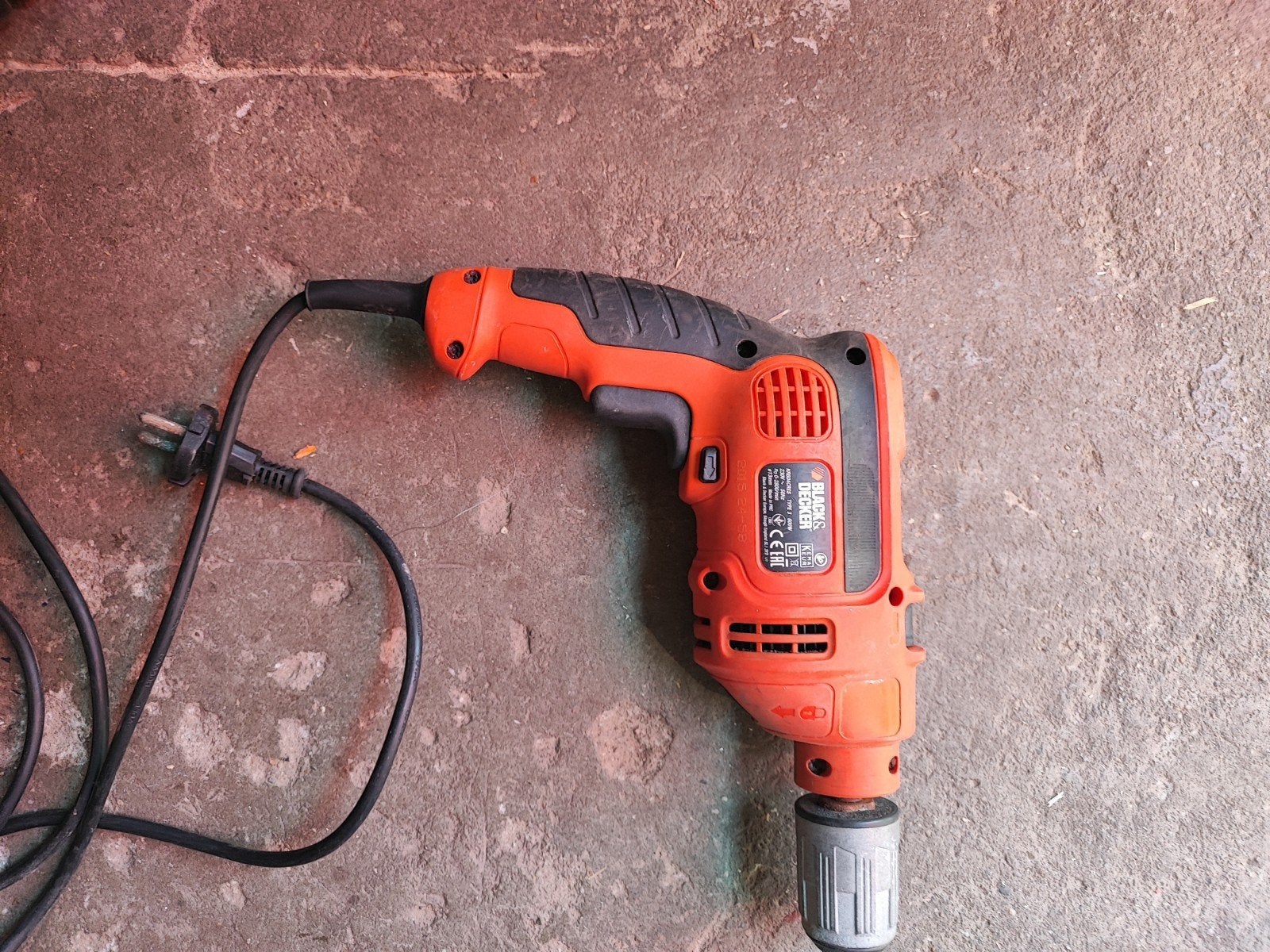 Black &Decker boormachine, Ophalen of Verzenden, Gebruikt, Boormachine, Klopboormechanisme