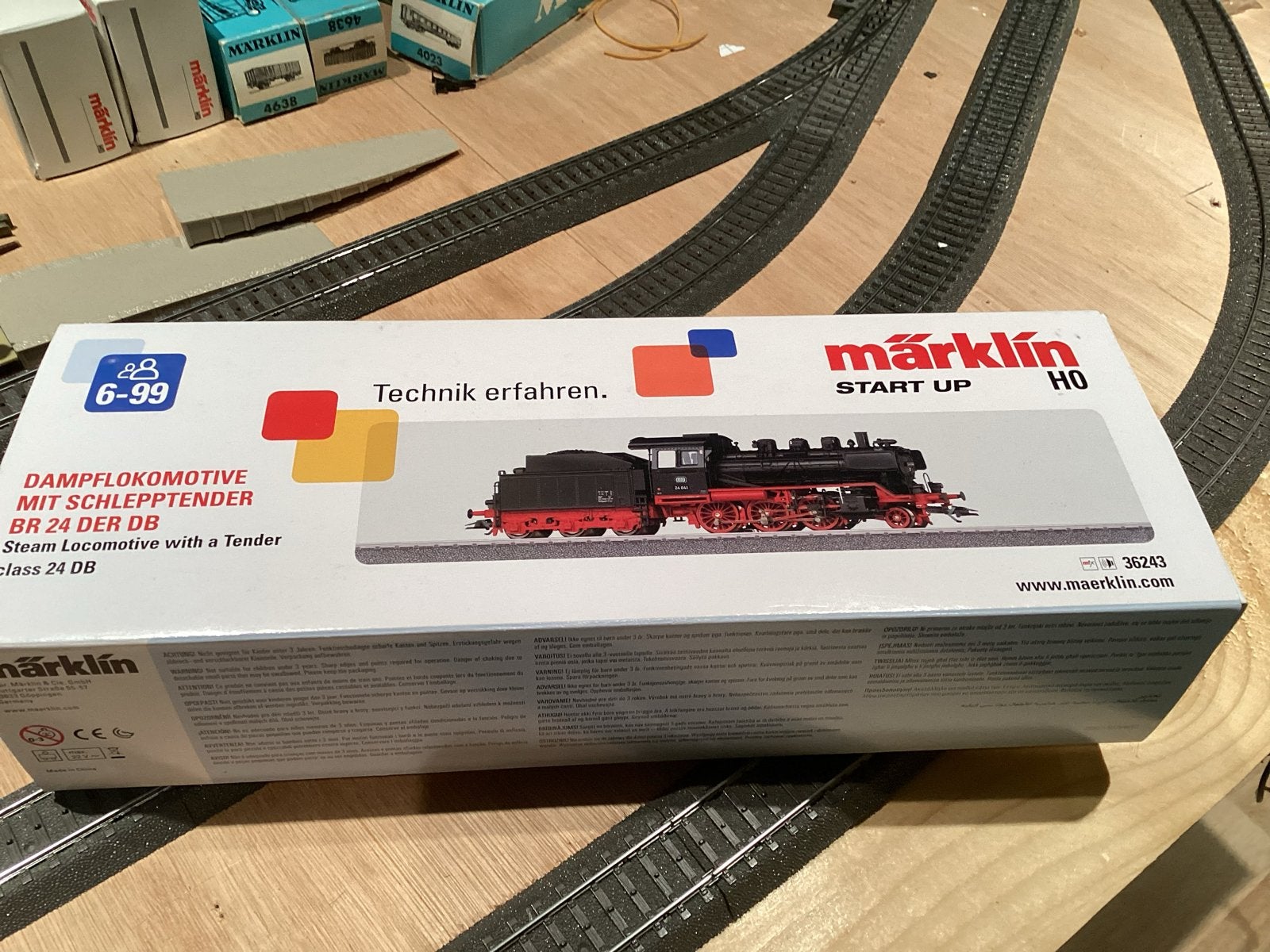Märklin BR 24 Stoomlocomotief met mfx en full sound, Wisselstroom, Locomotief, Ophalen of Verzenden, Zo goed als nieuw