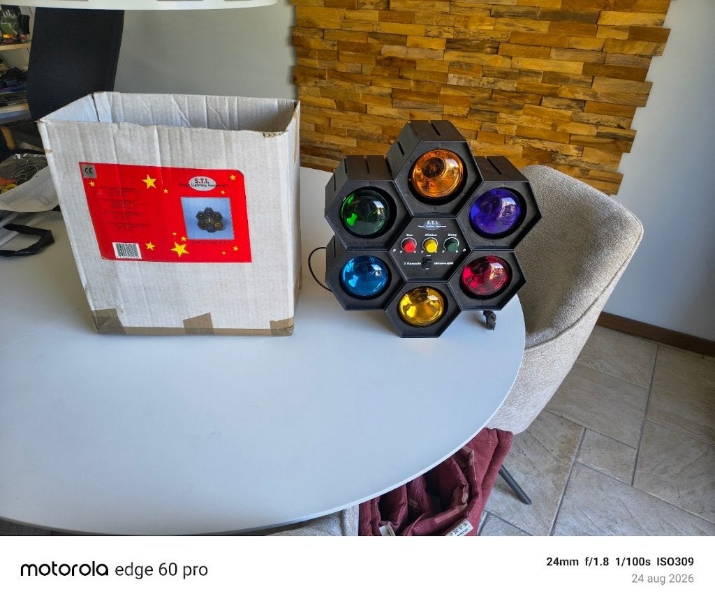 Disco lampen set, Ophalen, Zo goed als nieuw, Versiering, Verjaardag