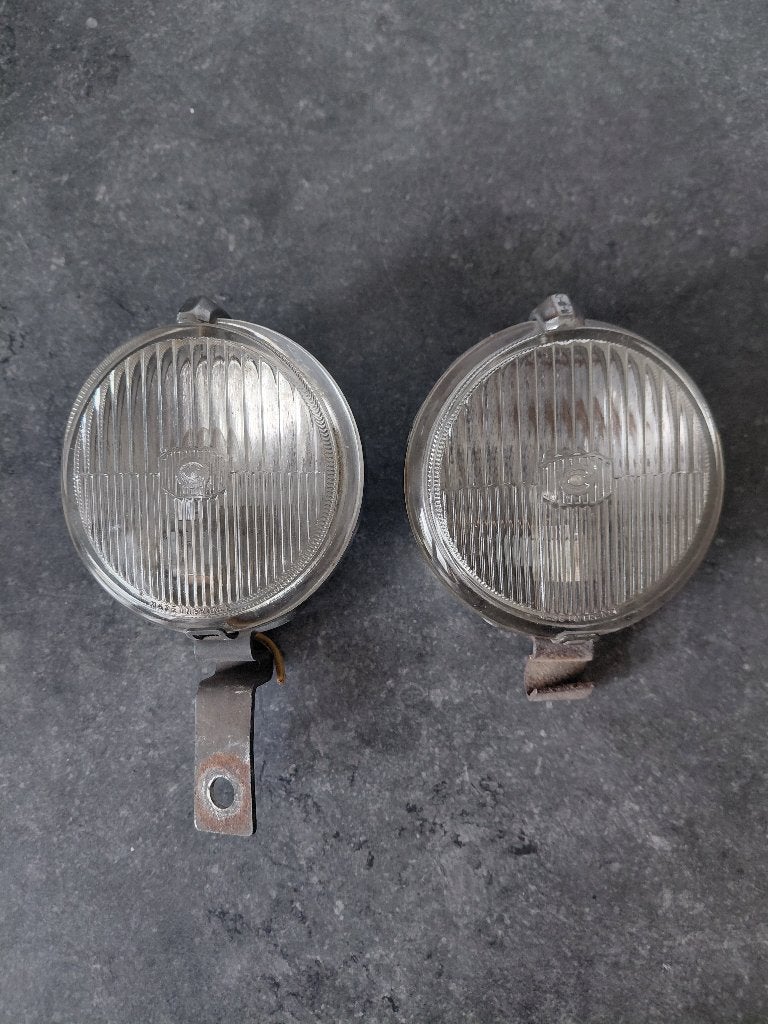 Set kleine Cibie Mistlampjes Oldtimer VW Peugeot Traction, Auto-onderdelen, Verzenden, Gebruikt, Overige automerken