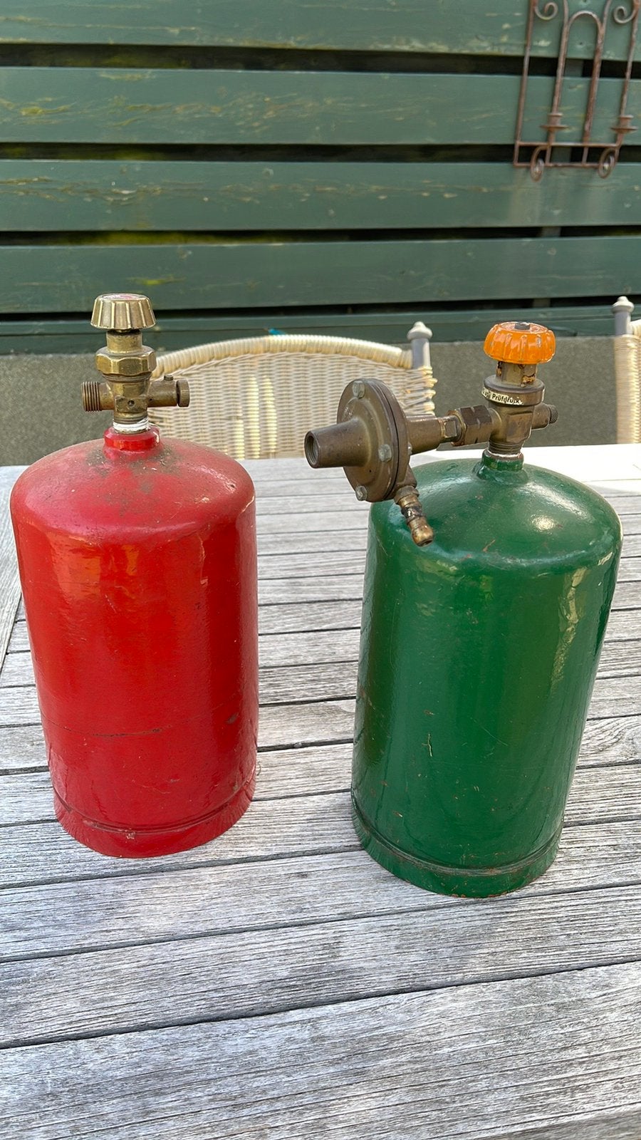 Gasflesjes 15€ per stuk 2 voor 25€., Ophalen, Gebruikt