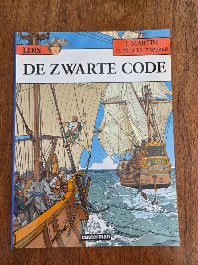 Lois - De Zwarte Code, Boeken, Eén stripboek, Ophalen of Verzenden, Zo goed als nieuw, Jacques Martin