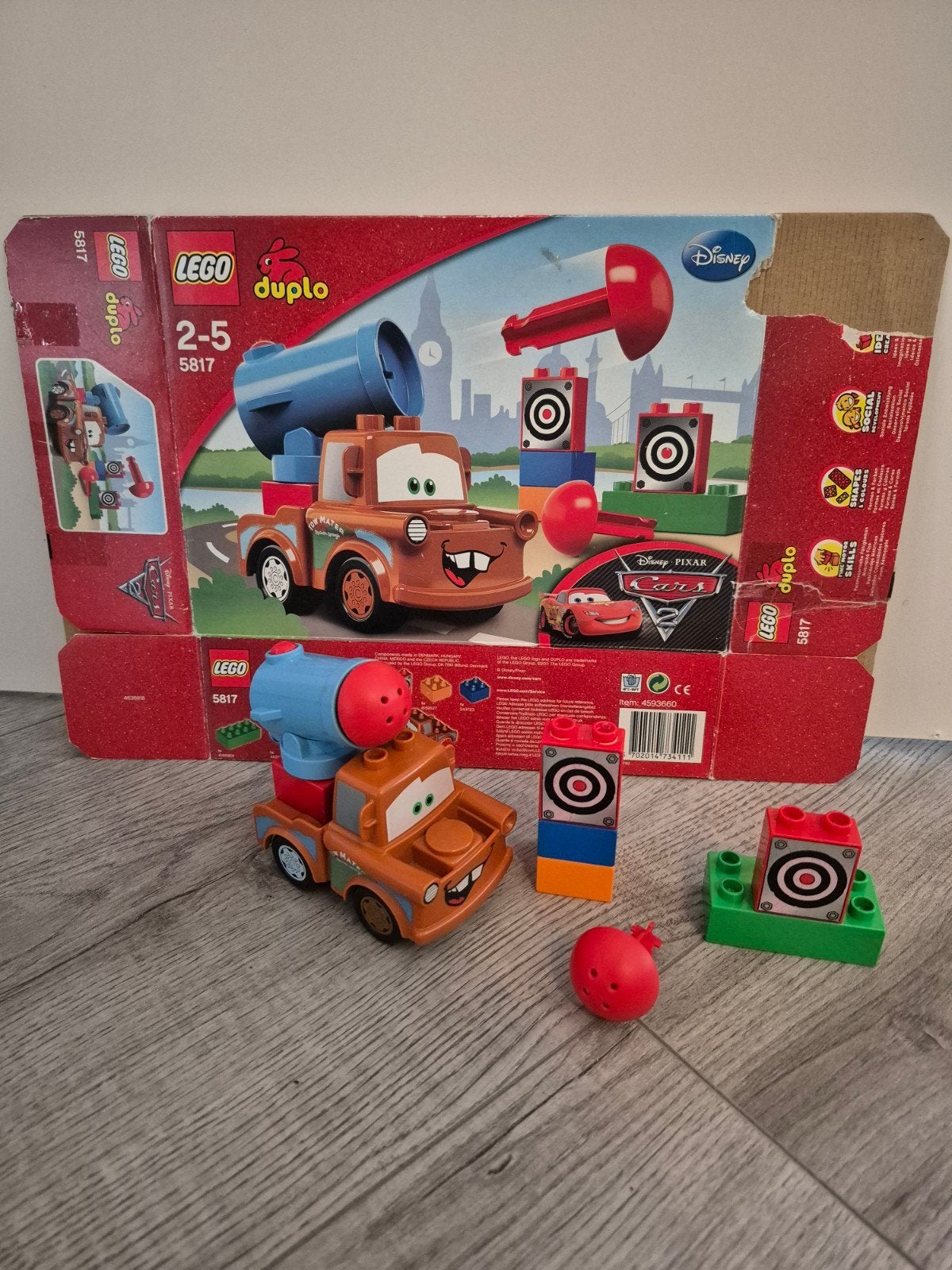 Lego Duplo Cars  5817, Gebruikt, Compleet, Ophalen of Verzenden, Duplo